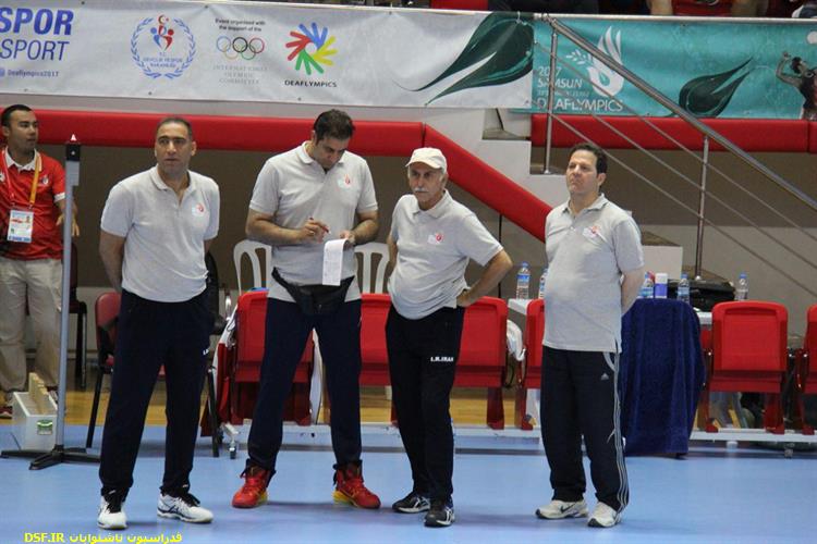 مسابقه والیبال ناشنوایان ایران - آمریکا 